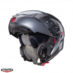 Casca modulabila (flip-up) Caberg model Levo X N1 gri metalic lucios Pinlock ready - lentila Pinlock inclusa (fibra de sticla)