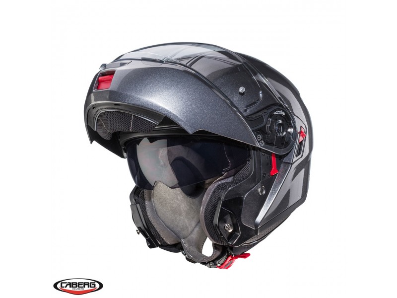 Casca modulabila (flip-up) Caberg model Levo X N1 gri metalic lucios Pinlock ready - lentila Pinlock inclusa (fibra de sticla) Casca modulabila (flip-up) Caberg model Levo X N1 gri metalic lucios Pinlock ready - lentila Pinlock inclusa (fibra de sticla)