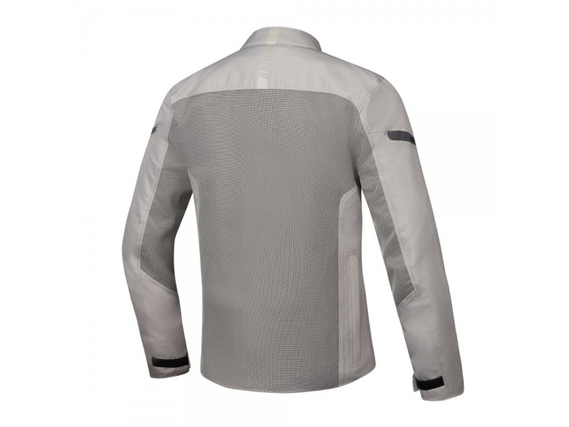 Geaca (jacheta) motociclete barbati Racing/Roadster Ixon vara model Fresh MS culoare: greige (gri) - tip croi: Slim Fit