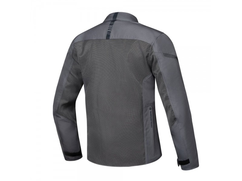 Geaca (jacheta) motociclete barbati Racing/Roadster Ixon vara model Fresh MS culoare: gri - tip croi: Slim Fit