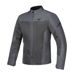 Geaca (jacheta) motociclete barbati Racing/Roadster Ixon vara model Fresh MS culoare: gri - tip croi: Slim Fit