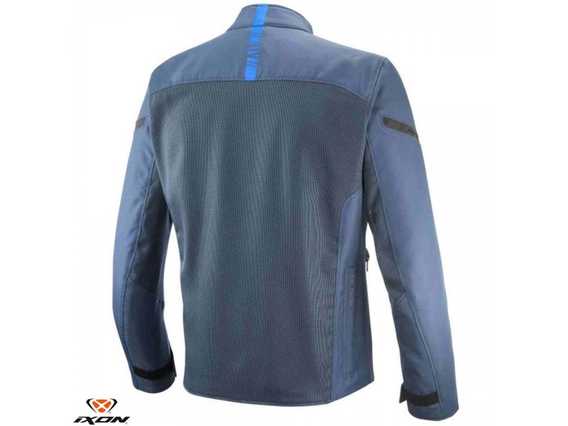 Geaca (jacheta) motociclete barbati Racing/Roadster Ixon vara model Fresh MS culoare: albastru - tip croi: Slim Fit