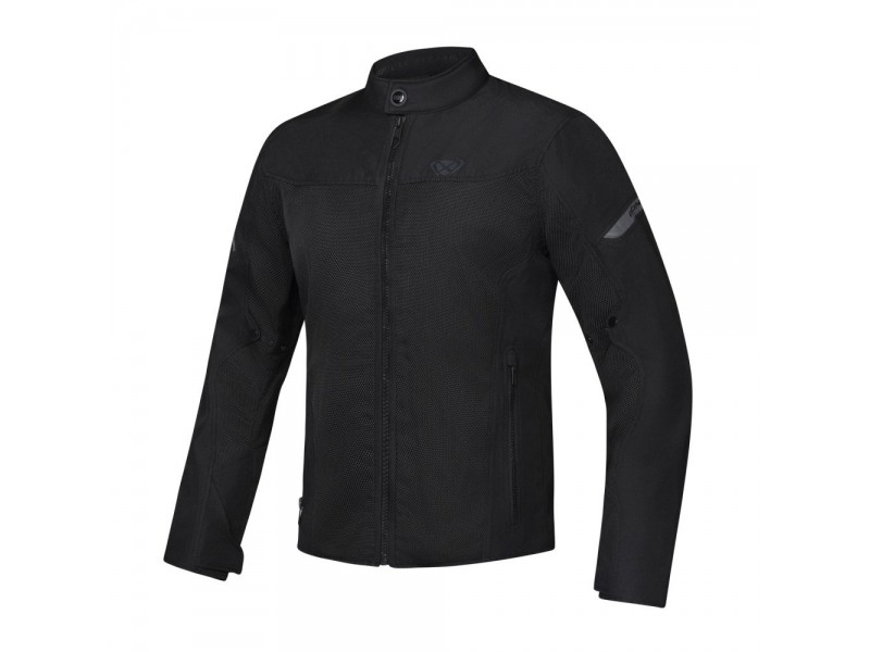 Geaca (jacheta) motociclete barbati Racing/Roadster Ixon vara model Fresh MS culoare: negru - tip croi: Slim Fit Geaca (jacheta) motociclete barbati Racing/Roadster Ixon vara model Fresh MS culoare: negru - tip croi: Slim Fit