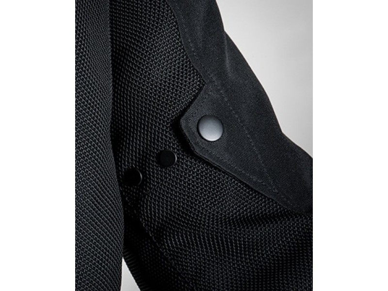 Geaca (jacheta) motociclete barbati Racing/Roadster Ixon vara model Fresh MS culoare: negru - tip croi: Slim Fit