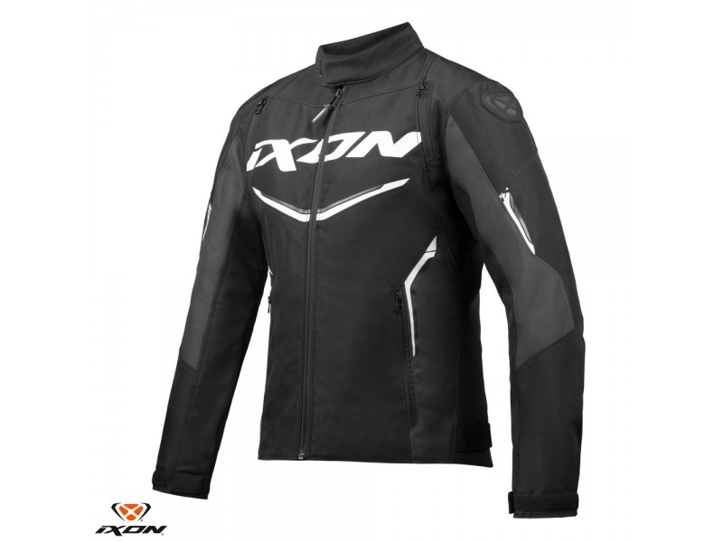 Geaca (jacheta) motociclete barbati Racing/Roadster Ixon vara model Cordolo MS culoare: negru/antracit/alb Geaca (jacheta) motociclete barbati Racing/Roadster Ixon vara model Cordolo MS culoare: negru/antracit/alb