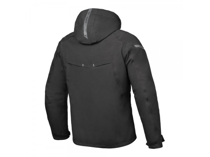 Geaca (jacheta) motociclete barbati Touring/Adventure/Urban Ixon All season model Burning MS culoare: negru (geaca laminata; waterproof si pe exterior)