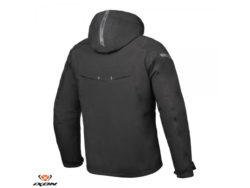 Geaca (jacheta) motociclete barbati Touring/Adventure/Urban Ixon All season model Burning MS culoare: negru (geaca laminata; waterproof si pe exterior) Geaca (jacheta) motociclete barbati Touring/Adventure/Urban Ixon All season model Burning MS culoare: negru (geaca laminata; waterproof si pe exterior)