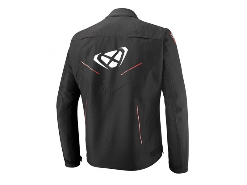 Geaca (jacheta) motociclete barbati Roadster Ixon All season model Prodigy MS culoare: negru/alb/rosu