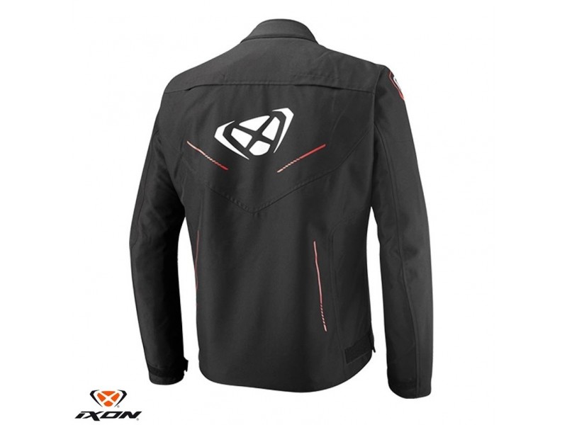 Geaca (jacheta) motociclete barbati Roadster Ixon All season model Prodigy MS culoare: negru/alb/rosu Geaca (jacheta) motociclete barbati Roadster Ixon All season model Prodigy MS culoare: negru/alb/rosu
