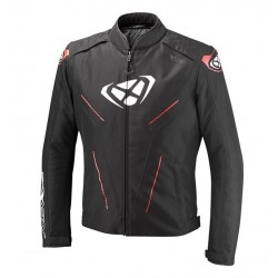 Geaca (jacheta) motociclete barbati Roadster Ixon All season model Prodigy MS culoare: negru/alb/rosu