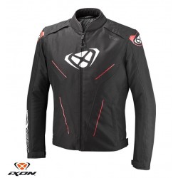 Geaca (jacheta) motociclete barbati Roadster Ixon All season model Prodigy MS culoare: negru/alb/rosu Geaca (jacheta) motociclete barbati Roadster Ixon All season model Prodigy MS culoare: negru/alb/rosu
