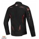 Geaca (jacheta) motociclete barbati Racing/Roadster Ixon All season model Caliber MS culoare: negru/alb/rosu Geaca (jacheta) motociclete barbati Racing/Roadster Ixon All season model Caliber MS culoare: negru/alb/rosu