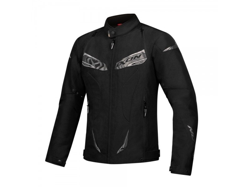 Geaca (jacheta) motociclete barbati Racing/Roadster Ixon All season model Caliber MS culoare: negru