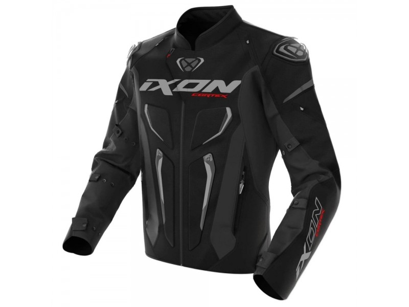 Geaca (jacheta) motociclete barbati textil Roadster Ixon All Season/iarna model Cortex MS culoare: negru/gri