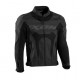 Geaca (jacheta) motociclete barbati piele Racing Ixon vara model Jackal JKT MS culoare: negru