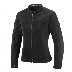 Geaca (jacheta) motociclete femei Urban/Heritage Ixon vara model Ozcan LS culoare: negru - tip croi: Fit Geaca (jacheta) motociclete femei Urban/Heritage Ixon vara model Ozcan LS culoare: negru - tip croi: Fit