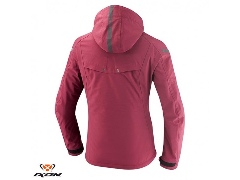 Geaca (jacheta) motociclete femei Touring/Adventure/Urban Ixon All season model Burning LS culoare: burgundy (visiniu) (geaca laminata; waterproof si pe exterior) Geaca (jacheta) motociclete femei Touring/Adventure/Urban Ixon All season model Burning LS culoare: burgundy (visiniu) (geaca laminata; waterproof si pe exterior)