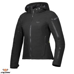 Geaca (jacheta) motociclete femei Touring/Adventure/Urban Ixon All season model Burning LS culoare: negru (geaca laminata; waterproof si pe exterior) Geaca (jacheta) motociclete femei Touring/Adventure/Urban Ixon All season model Burning LS culoare: negru (geaca laminata; waterproof si pe exterior)