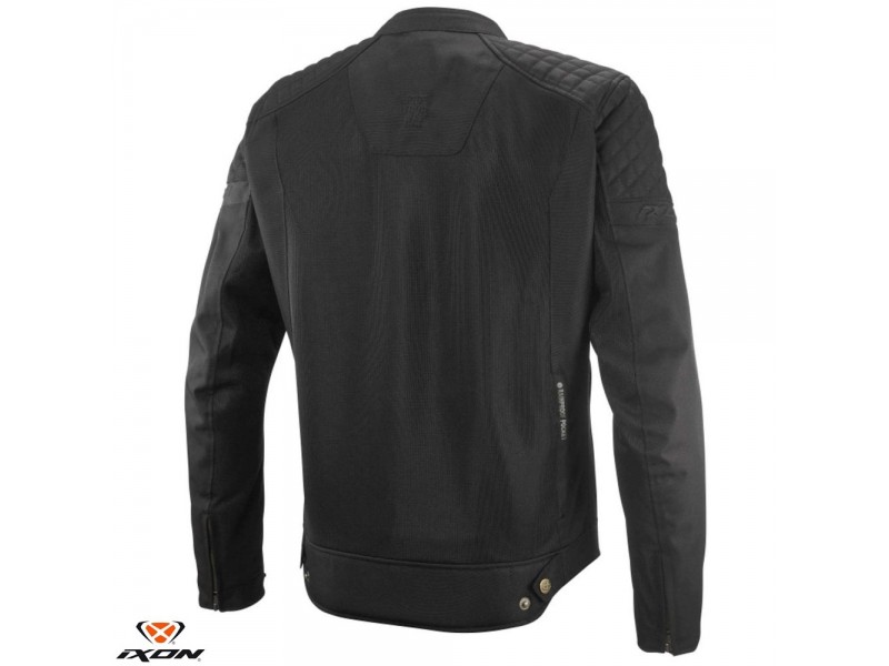 Geaca (jacheta) motociclete barbati Urban/Heritage Ixon vara model Ozcan MS culoare: negru - tip croi: Fit Geaca (jacheta) motociclete barbati Urban/Heritage Ixon vara model Ozcan MS culoare: negru - tip croi: Fit