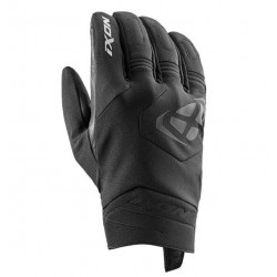 Manusi barbati Roadster Mid-season textil/piele Ixon model MIG 2 WP MS culoare: negru/alb - degete tactile