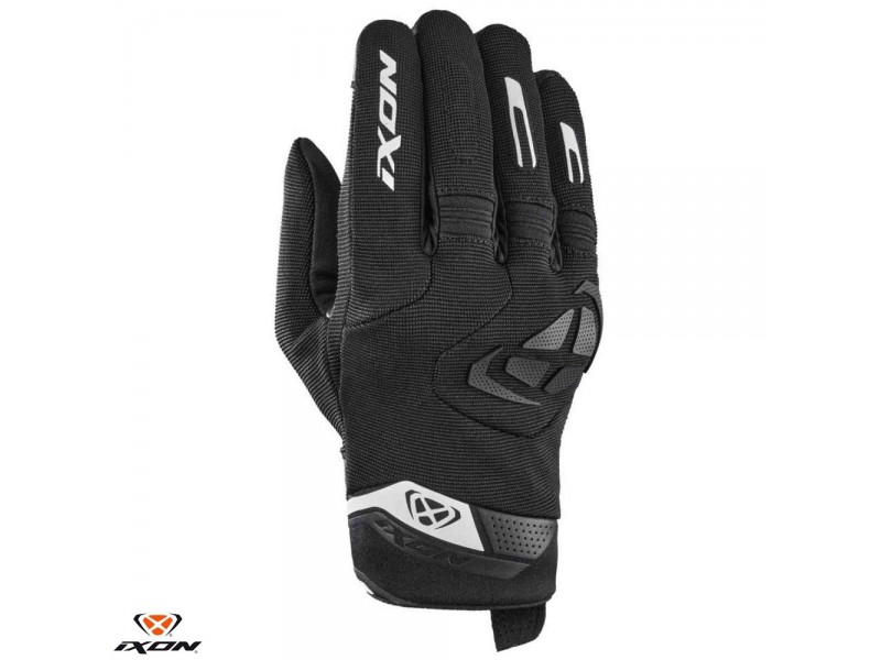 Manusi barbati Roadster vara textil/piele Ixon model MIG 2 MS culoare: negru/alb - degete tactile Manusi barbati Roadster vara textil/piele Ixon model MIG 2 MS culoare: negru/alb - degete tactile