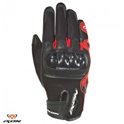 Manusi barbati Roadster vara piele/textil Ixon model RS Rise Air MS culoare: negru/rosu - degete tactile Manusi barbati Roadster vara piele/textil Ixon model RS Rise Air MS culoare: negru/rosu - degete tactile