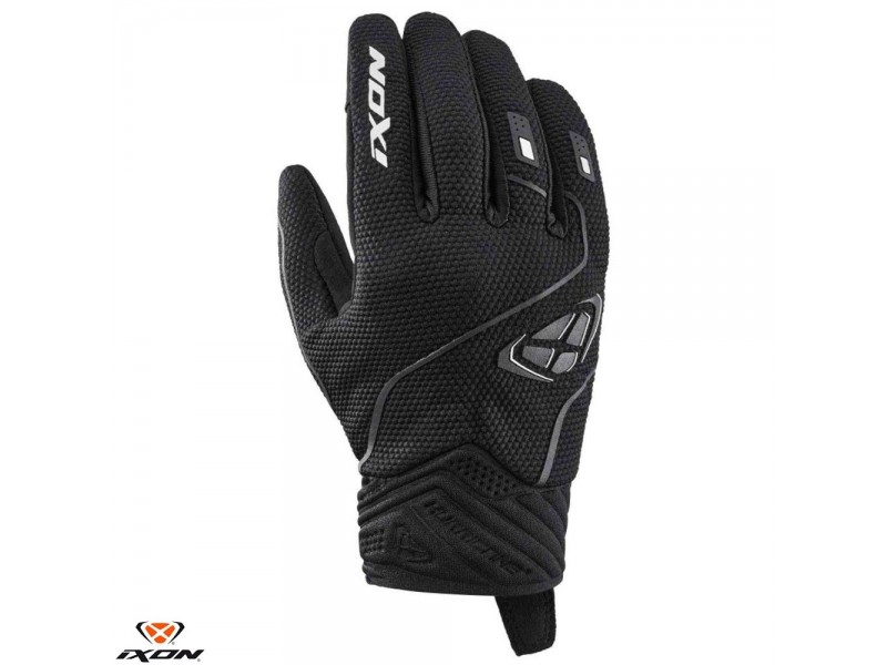 Manusi femei Roadster vara Ixon model Hurricane 2 LS culoare: negru/alb - degete tactile Manusi femei Roadster vara Ixon model Hurricane 2 LS culoare: negru/alb - degete tactile
