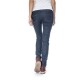Blugi (jeans) moto femei Ixon model Maddie culoare: Dark raw (albastru) (Cordura® Denim) - Slim Fit
