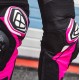 Pantaloni motociclete femei piele Racing Ixon vara model Vortex 3 LS culoare: negru/roz/alb Pantaloni motociclete femei piele Racing Ixon vara model Vortex 3 LS culoare: negru/roz/alb