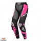 Pantaloni motociclete femei piele Racing Ixon vara model Vortex 3 LS culoare: negru/roz/alb Pantaloni motociclete femei piele Racing Ixon vara model Vortex 3 LS culoare: negru/roz/alb