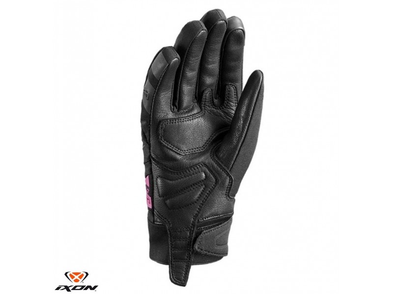 Manusi femei Roadster Mid-season textil/piele Ixon model MIG 2 WP LS culoare: negru/fuchsia (roz) - degete tactile Manusi femei Roadster Mid-season textil/piele Ixon model MIG 2 WP LS culoare: negru/fuchsia (roz) - degete tactile