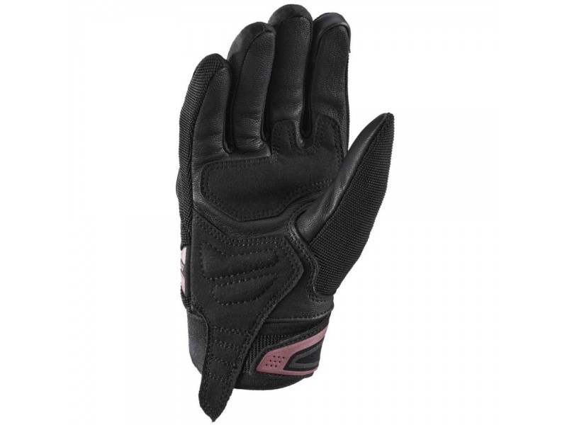 Manusi femei Roadster vara textil/piele Ixon model MIG 2 LS culoare: negru/burgundy (visiniu) - degete tactile