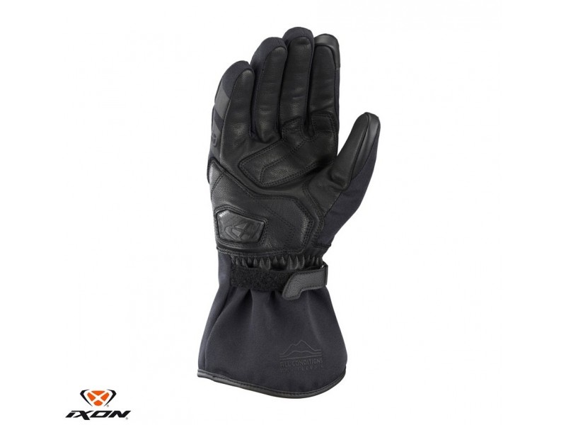 Manusi barbati Touring/Adventure Mid-season textil/piele Ixon model Drizzle MS culoare: negru – degete tactile (manusi lungi) Manusi barbati Touring/Adventure Mid-season textil/piele Ixon model Drizzle MS culoare: negru – degete tactile (manusi lungi)