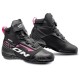 Ghete moto Roadster femei All season Ixon model Ranker WP LS culoare: negru/alb/fuchsia (roz) (100% waterproof)