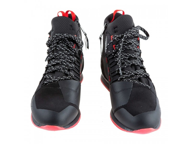 Ghete moto Urban barbati All Season Ixon model Freaky WP MS culoare: negru/rosu/alb (100% waterproof)