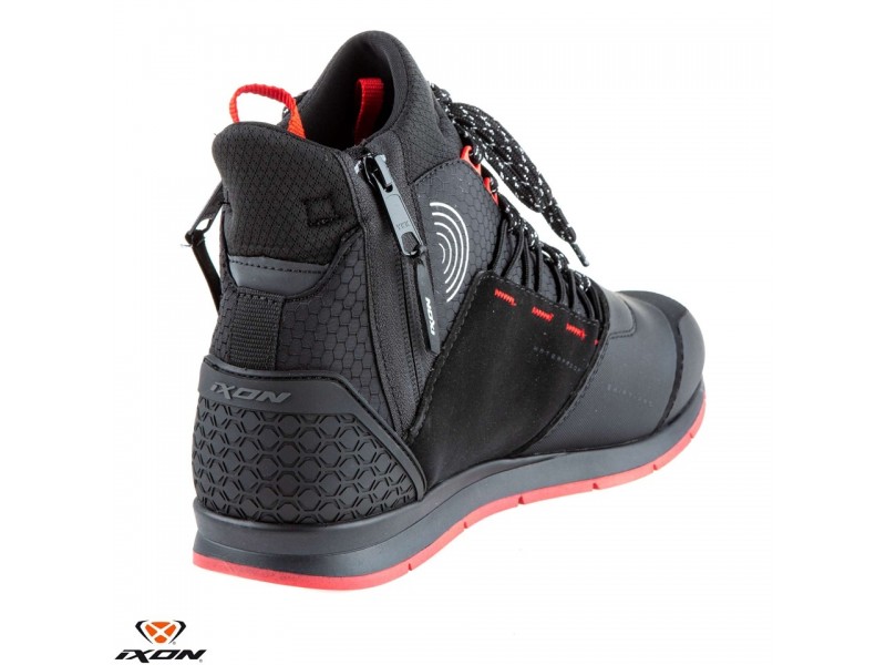 Ghete moto Urban barbati All Season Ixon model Freaky WP MS culoare: negru/rosu/alb (100% waterproof) Ghete moto Urban barbati All Season Ixon model Freaky WP MS culoare: negru/rosu/alb (100% waterproof)