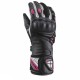 Manusi femei Racing vara piele Ixon model Thund LS culoare: negru/fucshia (roz) - degete tactile