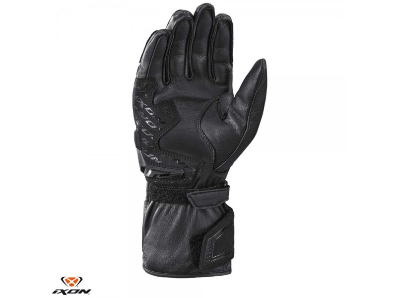 Manusi barbati Racing vara piele Ixon model Thund MS culoare: negru - degete tactile Manusi barbati Racing vara piele Ixon model Thund MS culoare: negru - degete tactile