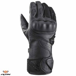 Manusi barbati Racing vara piele Ixon model Thund MS culoare: negru - degete tactile Manusi barbati Racing vara piele Ixon model Thund MS culoare: negru - degete tactile