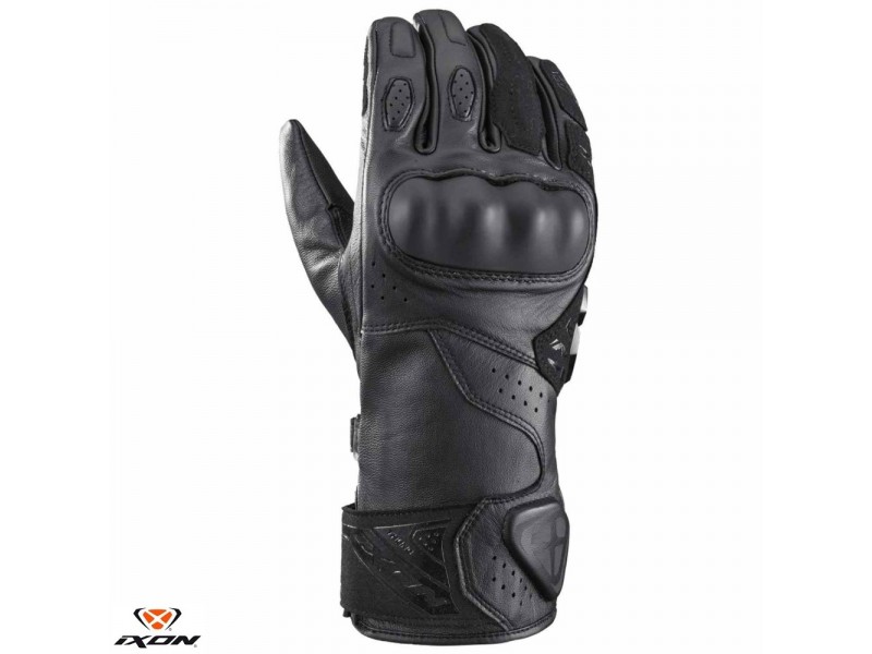 Manusi barbati Racing vara piele Ixon model Thund MS culoare: negru - degete tactile Manusi barbati Racing vara piele Ixon model Thund MS culoare: negru - degete tactile