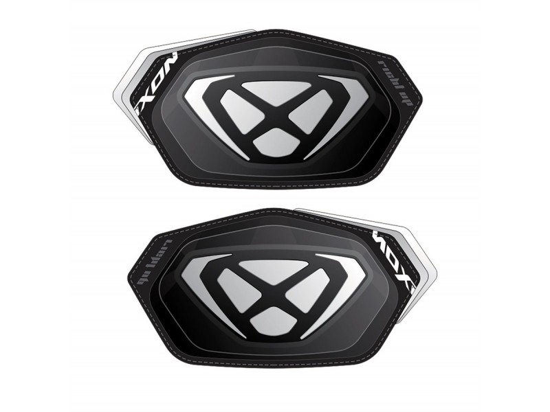 Set slidere genunchi Ixon model Knee Slider Race 2.0 – culoare: negru/alb