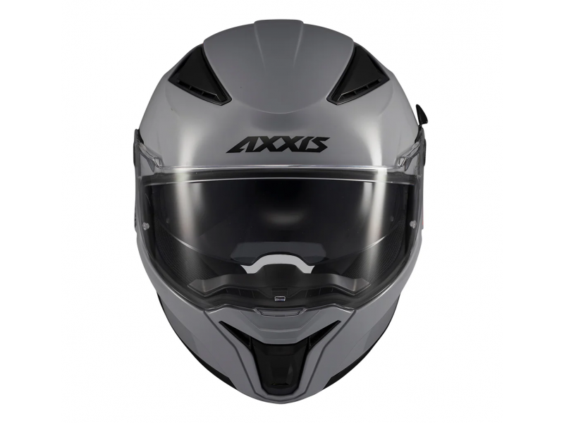 Casca integrala Axxis Panther SV A12 gri lucios (ochelari soare integrati) - tip viziera: MT-V-31