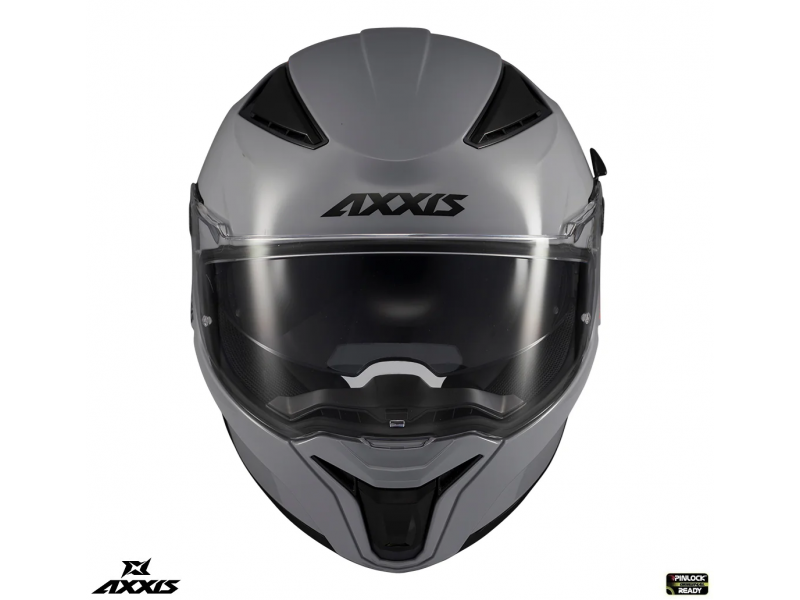 Casca integrala Axxis Panther SV A12 gri lucios (ochelari soare integrati) - tip viziera: MT-V-31