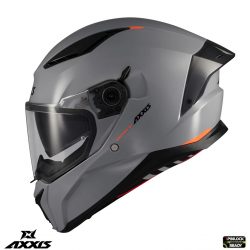 Casca integrala Axxis Panther SV A12 gri lucios (ochelari soare integrati) - tip viziera: MT-V-31