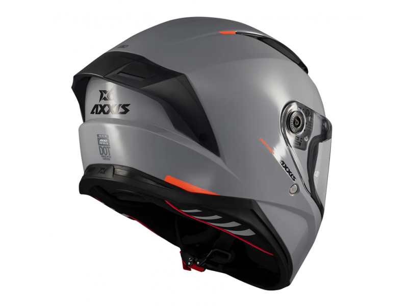 Casca integrala Axxis Panther SV A12 gri lucios (ochelari soare integrati) - tip viziera: MT-V-31