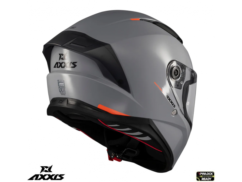 Casca integrala Axxis Panther SV A12 gri lucios (ochelari soare integrati) - tip viziera: MT-V-31