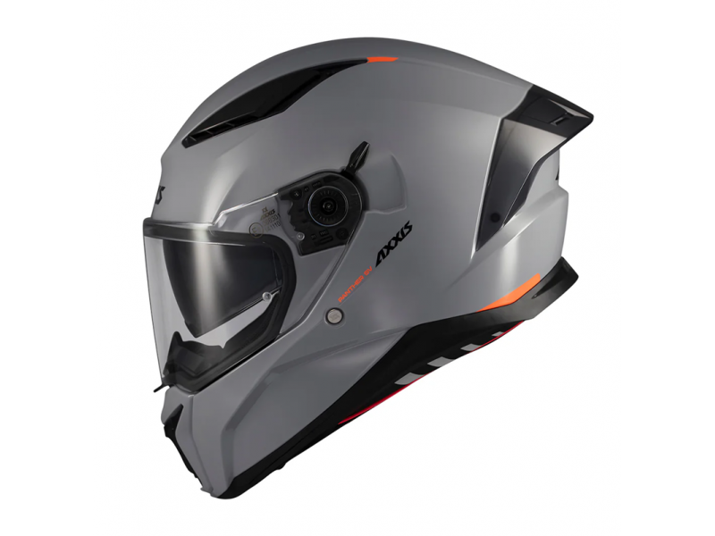 Casca integrala Axxis Panther SV A12 gri lucios (ochelari soare integrati) - tip viziera: MT-V-31
