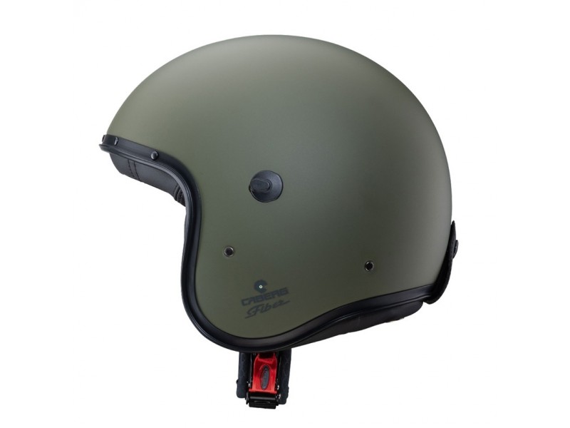 Casca open face (jet) Caberg model Freeride X 29 verde military mat (fibra de sticla)