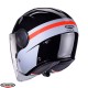 Casca open face (jet) Caberg model Soho SV Zephyr L7 negru/gri/rosu lucios Casca open face (jet) Caberg model Soho SV Zephyr L7 negru/gri/rosu lucios