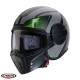 Casca Caberg model Ghost X Vyrus P7 negru/gri/verde fluor mat - fibra de sticla Casca Caberg model Ghost X Vyrus P7 negru/gri/verde fluor mat - fibra de sticla